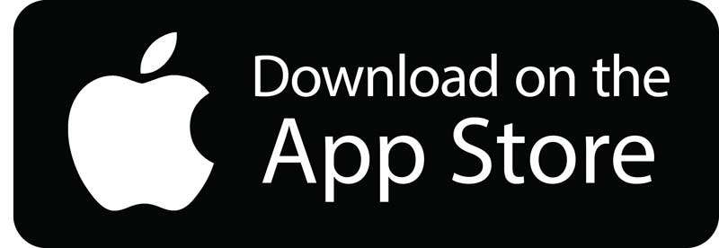 Button for the Apple APP store, where you can download the Design 710 App.